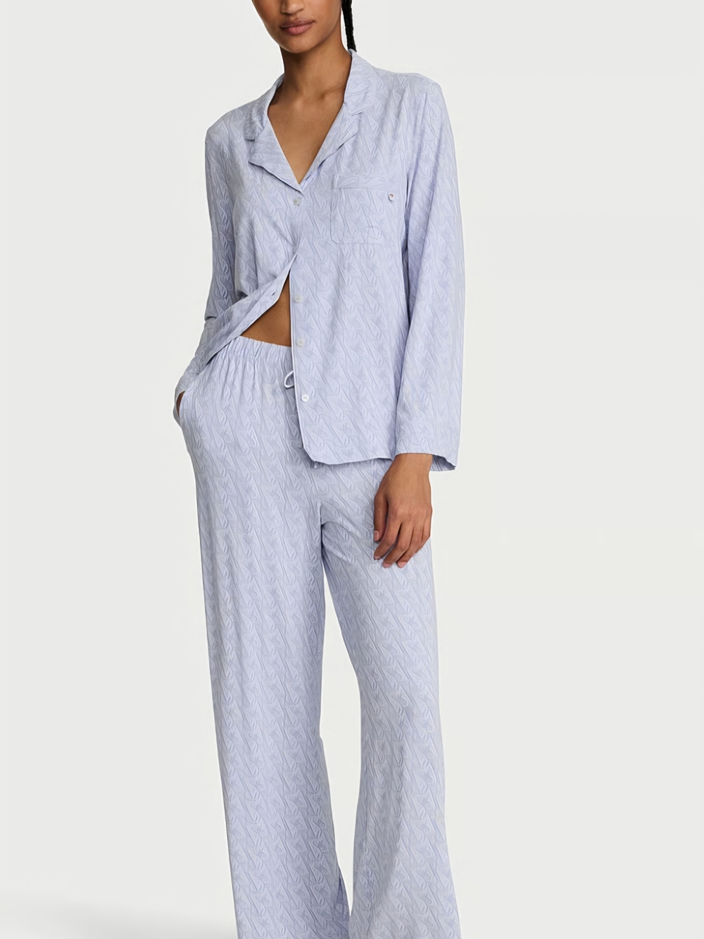 Victoria's Secret Icy Lavender Modal Sleep Set